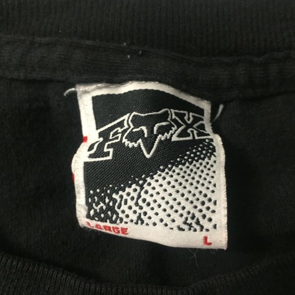 #DD Fox Racing Multicolored graphic Logo T Shirt large skull lightning foxhead - Picture 4 of 10